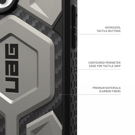 Husa de protectie UAG Monarch Pro compatibil cu iPhone 17 Pro, Titanium