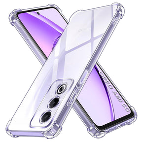 Husa de protectie Techsuit Shockproof Clear Silicone compatibil cu Oppo A80 5G, Transparent