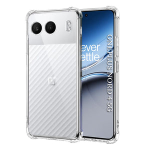 Husa de protectie Techsuit Shockproof Clear Silicone compatibil cu OnePlus Nord 4, Transparent