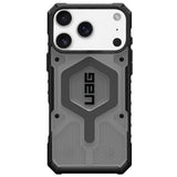 Husa de protectie UAG Pathfinder Clear MagSafe compatibil cu iPhone 17 Pro, Ash / Negru