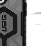 Husa de protectie UAG Pathfinder Clear MagSafe compatibil cu iPhone 17 Pro, Ash / Negru