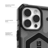 Husa de protectie UAG Pathfinder Clear MagSafe compatibil cu iPhone 17 Pro, Ash / Negru