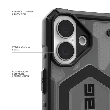 Husa de protectie UAG Pathfinder Clear MagSafe compatibil cu iPhone 17, Ash / Negru