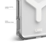 Husa de protectie UAG Plyo MagSafe compatibil cu iPhone 17 Air, Ice White