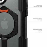 Husa de protectie UAG Plasma XTE MagSafe compatibil cu iPhone 17 Pro, Negru / Orange