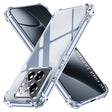 Husa de protectie Techsuit Shockproof Clear Silicone compatibil cu Xiaomi 14T Pro, Transparent