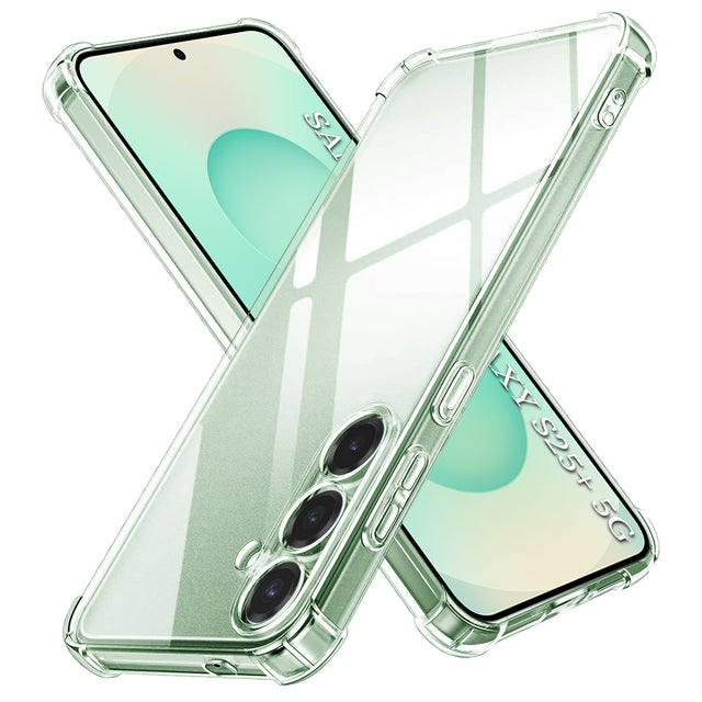 Husa de protectie Techsuit Shockproof Clear Silicone compatibil cu Samsung Galaxy S25 Plus, Transparent