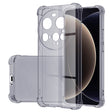 Husa de protectie Techsuit Shockproof Clear Silicone compatibil cu Xiaomi 15 Ultra, Negru Fumuriu