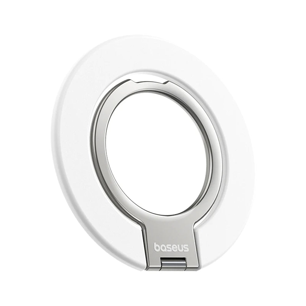 Suport Baseus MagPro 3 (Z0004803), Magnetic, Dual-Ring, Alb Stelar Off-White