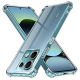 Husa de protectie Techsuit Shockproof Clear Silicone compatibil cu Xiaomi Redmi Note 14S, Transparent