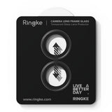 Folie de protectie Ringke Camera Lens Frame Glass (set de 2) compatibil cu iPhone 17, Negru