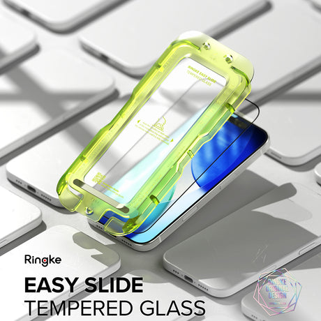 Folie de protectie Ringke Easy Slide Tempered Glass (set de 2) compatibil cu iPhone 17 Pro Max, Transparent