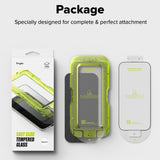 Folie de protectie Ringke Easy Slide Tempered Glass (set de 2) compatibil cu iPhone 17 Pro Max, Transparent
