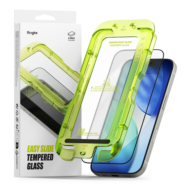 Folie de protectie Ringke Easy Slide Tempered Glass (set de 2) compatibil cu iPhone 17 Pro, Transparent