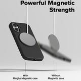Husa de protectie Ringke Silicone Magnetic MagSafe compatibil cu iPhone 17, Negru