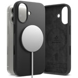 Husa de protectie Ringke Silicone Magnetic MagSafe compatibil cu iPhone 17, Negru
