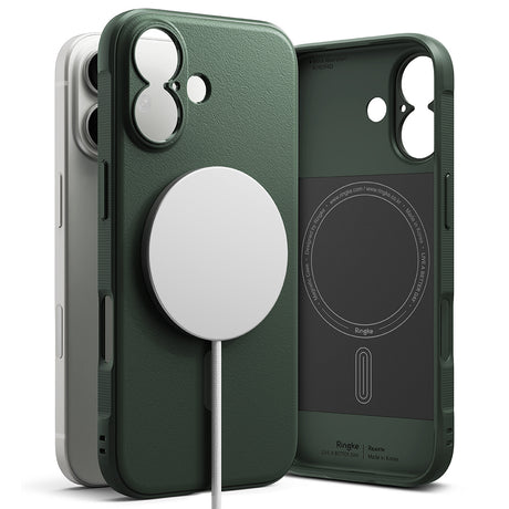 Husa pentru iPhone 17 - Ringke Onyx MagSafe - Dark Green