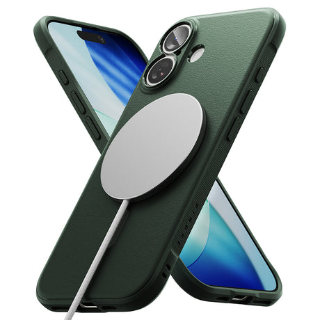 Husa pentru iPhone 17 - Ringke Onyx MagSafe - Dark Green