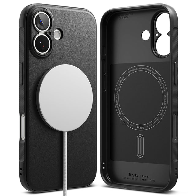 Husa de protectie Ringke Onyx MagSafe compatibil cu iPhone 17, Negru
