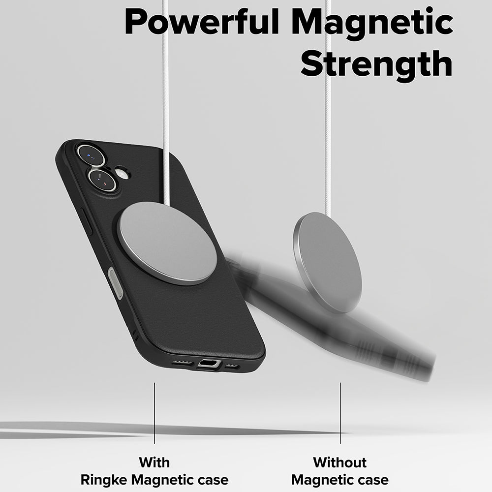 Husa de protectie Ringke Onyx MagSafe compatibil cu iPhone 17, Negru