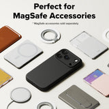 Husa de protectie Ringke Silicone Magnetic MagSafe compatibil cu iPhone 17 Pro Max, Negru