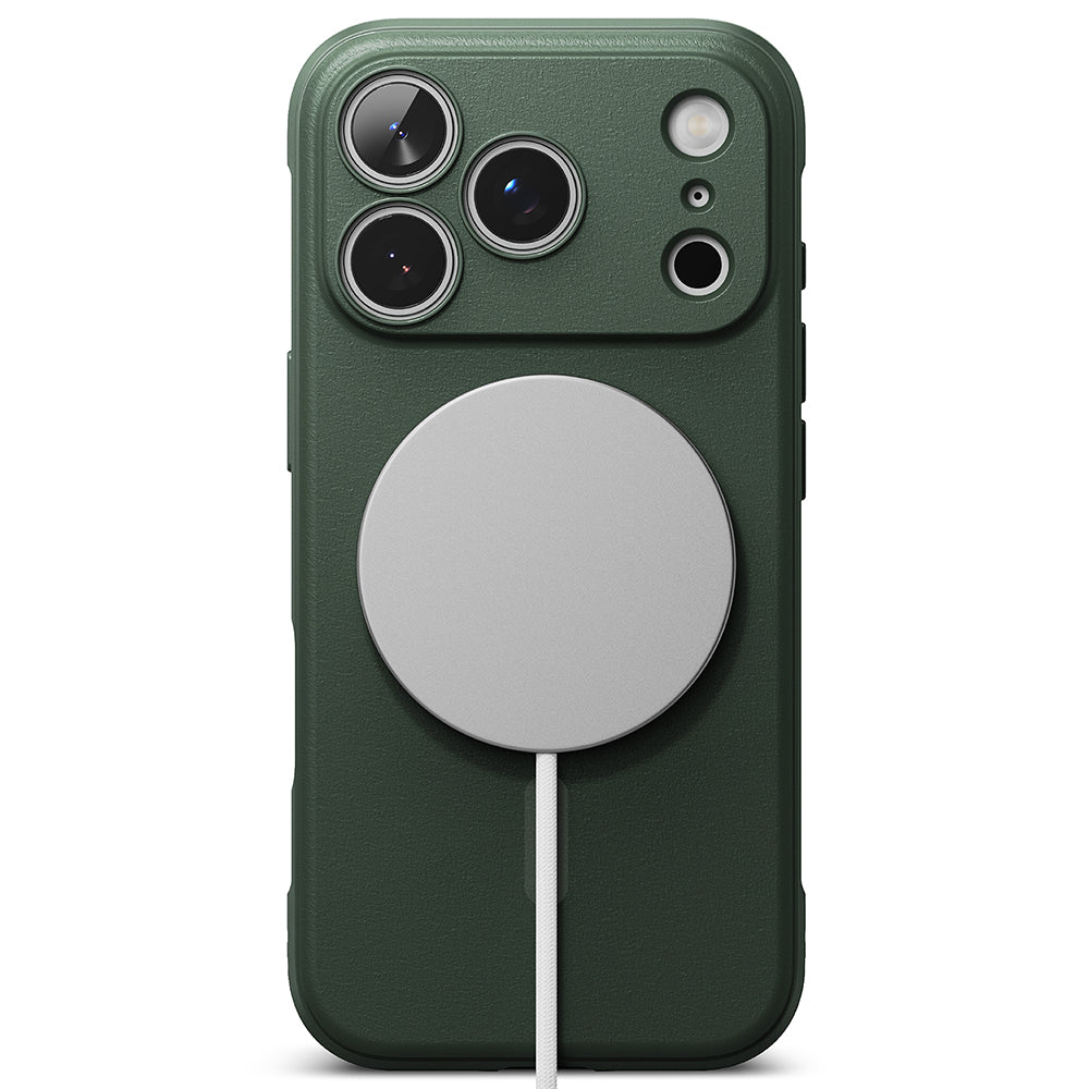 Husa de protectie Ringke Onyx MagSafe compatibil cu iPhone 17 Pro, Verde Inchis