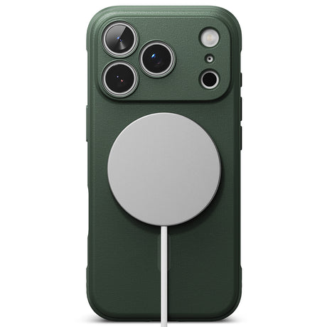 Husa de protectie Ringke Onyx MagSafe compatibil cu iPhone 17 Pro, Verde Inchis