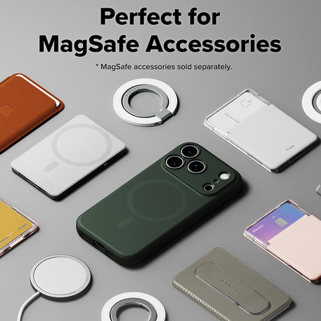 Husa de protectie Ringke Onyx MagSafe compatibil cu iPhone 17 Pro, Verde Inchis