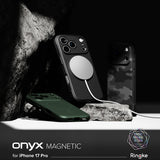 Husa de protectie Ringke Onyx MagSafe compatibil cu iPhone 17 Pro, Negru