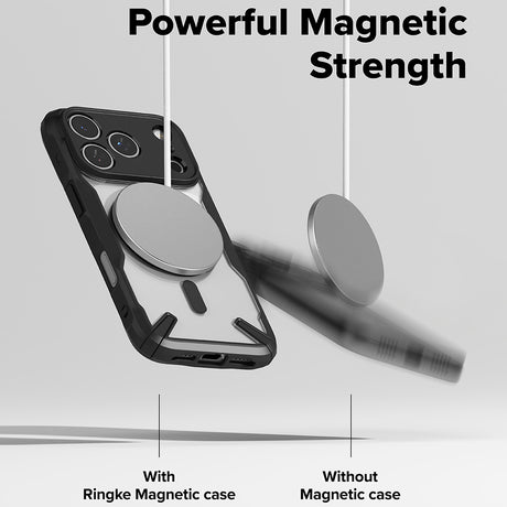 Husa de protectie Ringke Fusion X MagSafe compatibil cu iPhone 17 Pro, Negru