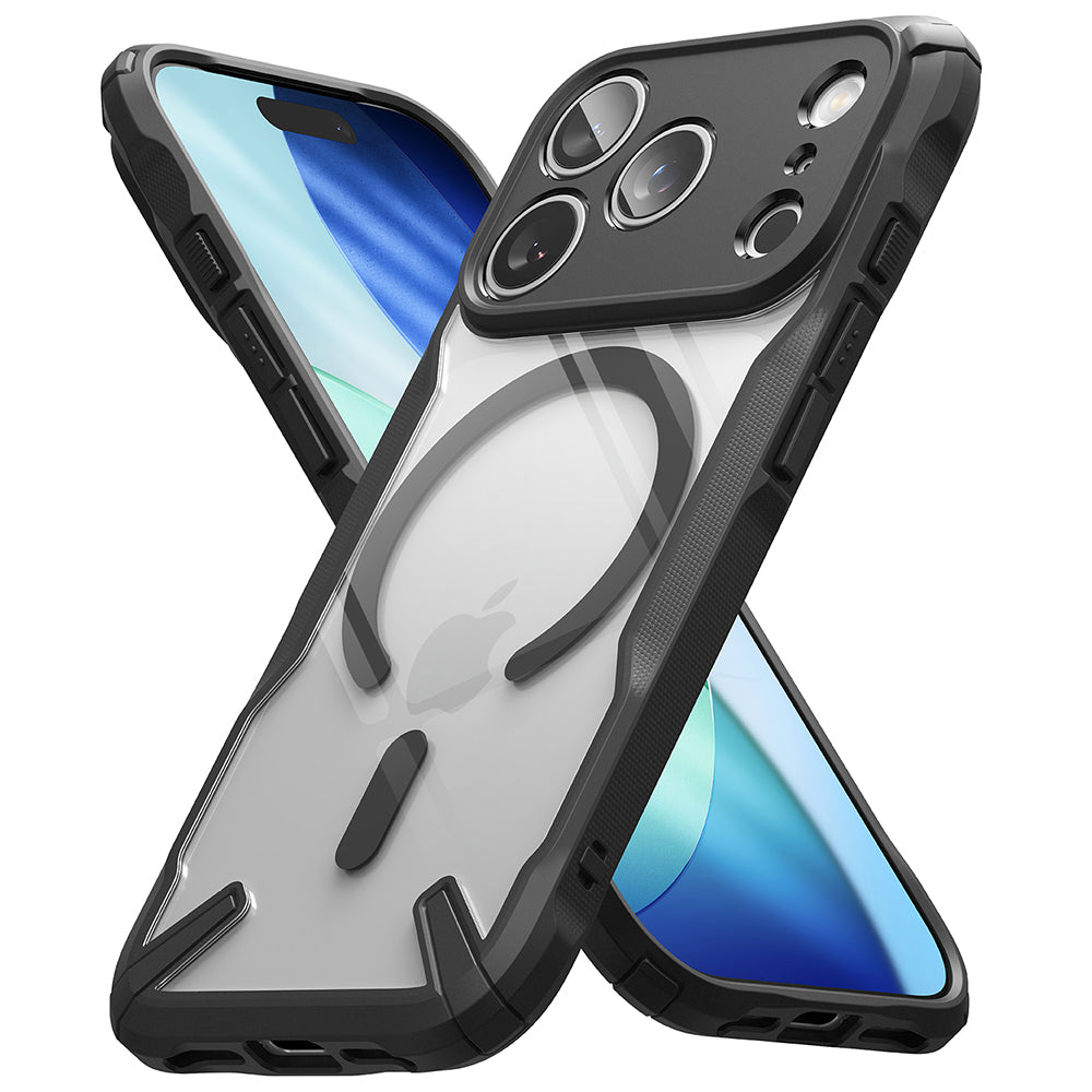 Husa de protectie Ringke Fusion X MagSafe compatibil cu iPhone 17 Pro, Negru