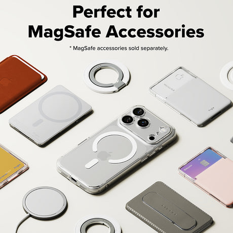 Husa de protectie Ringke Fusion MagSafe compatibil cu iPhone 17 Pro Max, Transparent Mat