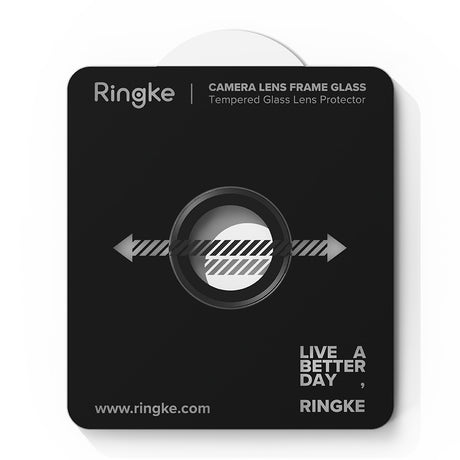 Folie de protectie Ringke Camera Lens Frame Glass (set de 2) compatibil cu iPhone 17 Air, Negru