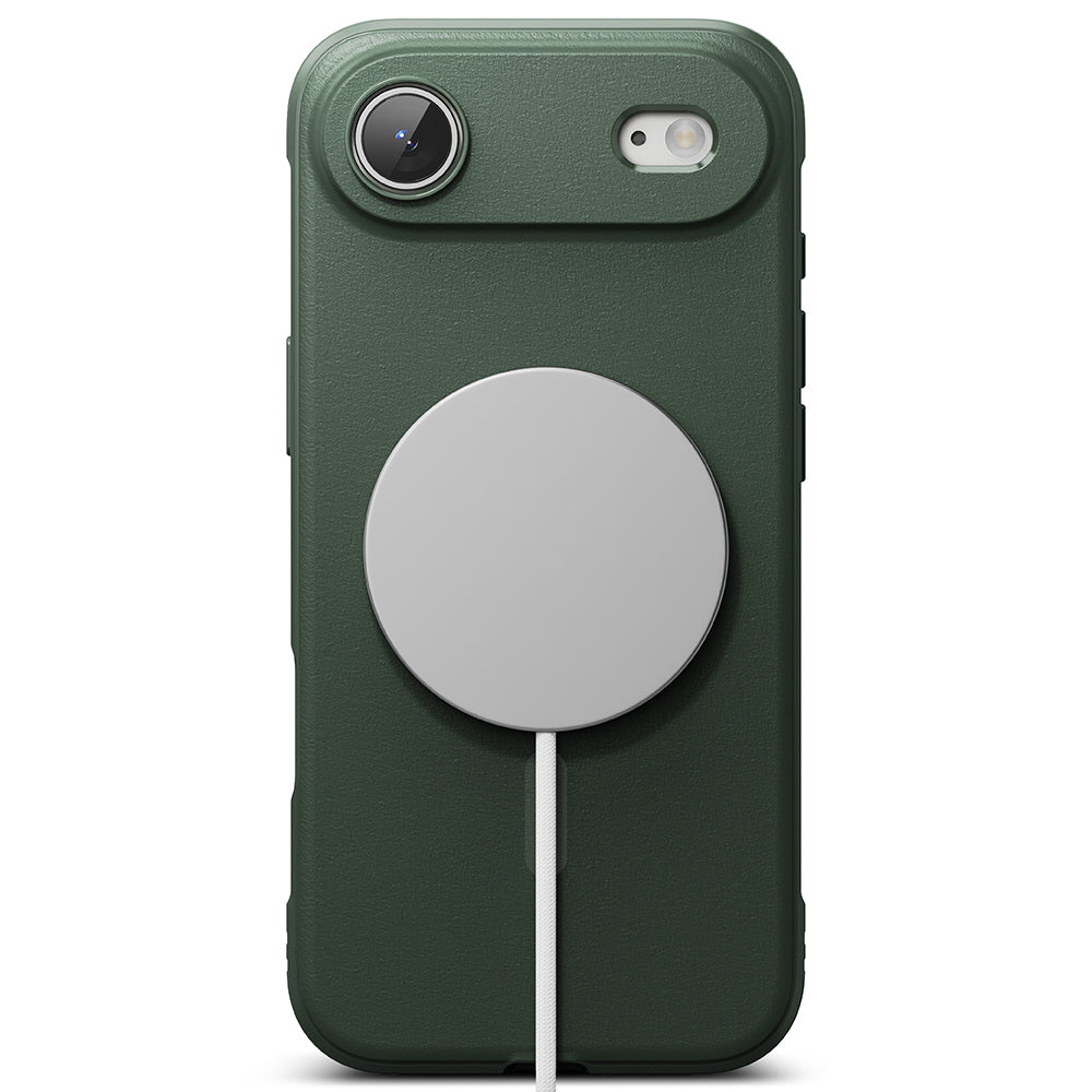 Husa de protectie Ringke Onyx MagSafe compatibil cu iPhone 17 Air, Verde Inchis