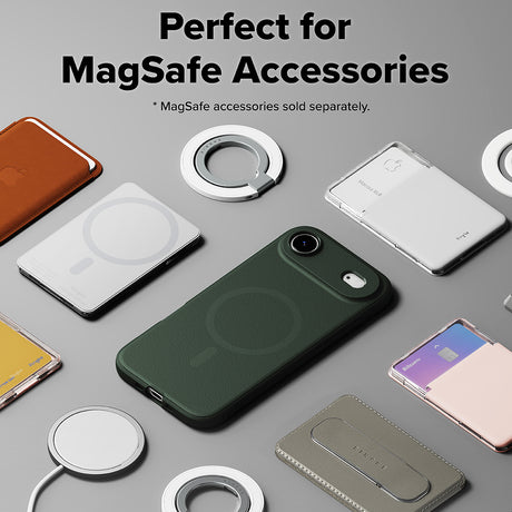 Husa de protectie Ringke Onyx MagSafe compatibil cu iPhone 17 Air, Verde Inchis