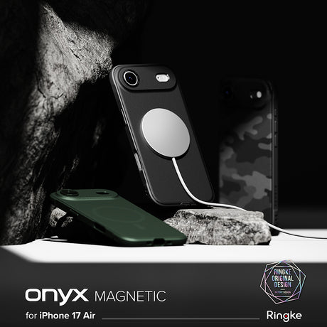 Husa de protectie Ringke Onyx MagSafe compatibil cu iPhone 17 Air, Negru