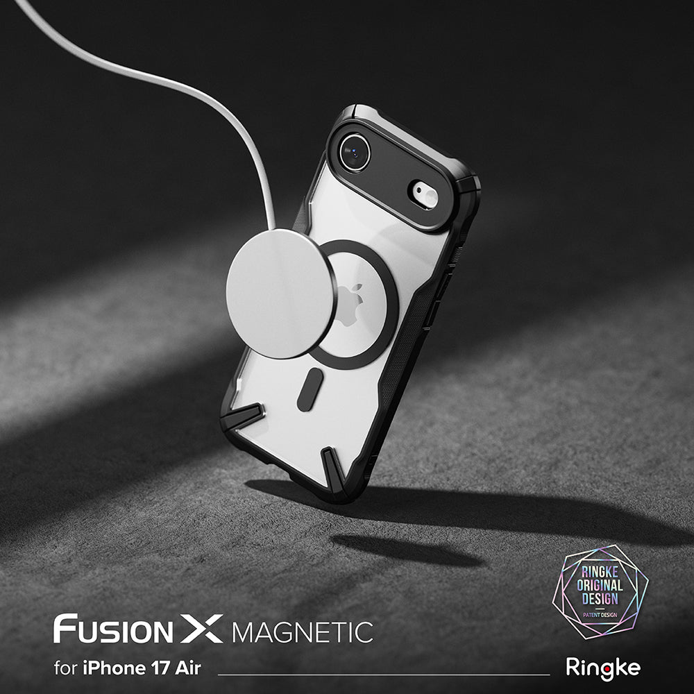 Husa de protectie Ringke Fusion X MagSafe compatibil cu iPhone 17 Air, Negru