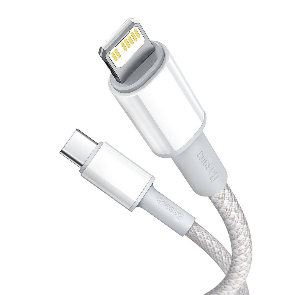 Cablu Baseus (CATLGD-A02), Type-C la Lightning, 20W, 2m, Alb