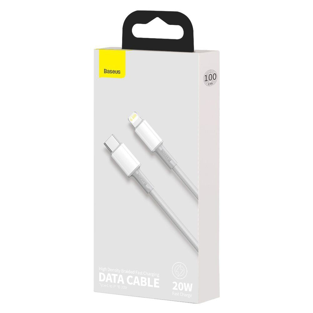 Cablu Baseus (CATLGD-A02), Type-C la Lightning, 20W, 2m, Alb