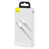 Cablu Baseus (CATLGD-A02), Type-C la Lightning, 20W, 2m, Alb