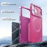 Husa de protectie ESR Cyber Armor Kickstand compatibil cu iPhone 17 Pro, Rosy Pink