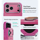 Husa de protectie ESR Cyber Armor Kickstand compatibil cu iPhone 17 Pro, Rosy Pink