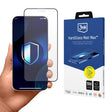 Folie de protectie 3mk HardGlass Matt Max Tempered compatibil cu iPhone 17 Air, Negru