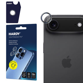 Folie de protectie 3mk Hardy Lens Protection Pro compatibil cu iPhone 17 Air, Titanium Gray