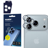 Folie de protectie 3mk Hardy Lens Protection Pro compatibil cu iPhone 17 Pro / iPhone 17 Pro Max, Titanium Gray