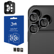 Folie de protectie 3mk Lens Protection Pro compatibil cu iPhone 17 Pro / iPhone 17 Pro Max, Titanium Gray