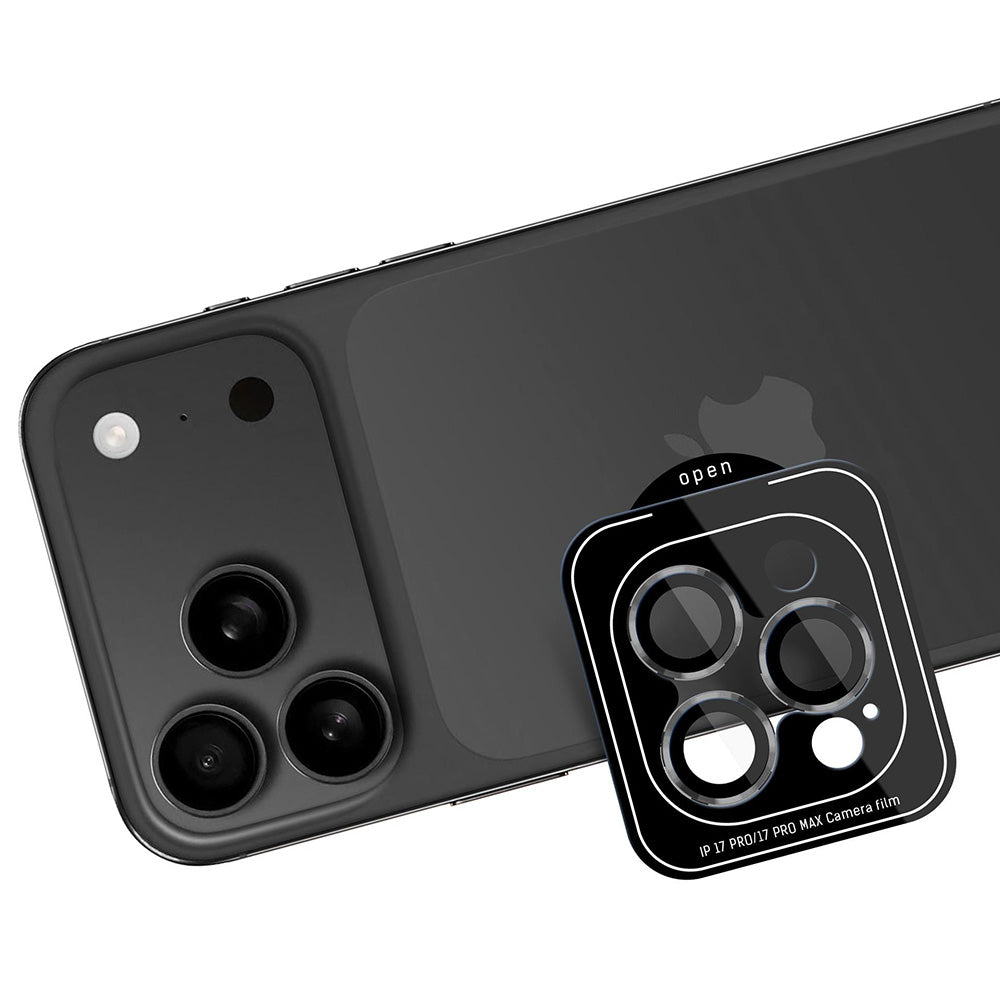 Folie de protectie 3mk Lens Protection Pro compatibil cu iPhone 17 Pro / iPhone 17 Pro Max, Titanium Gray