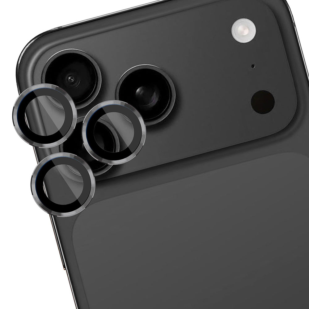 Folie de protectie 3mk Lens Protection Pro compatibil cu iPhone 17 Pro / iPhone 17 Pro Max, Titanium Gray
