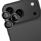Folie de protectie 3mk Lens Protection Pro compatibil cu iPhone 17 Pro / iPhone 17 Pro Max, Titanium Gray