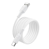 Cablu Borofone Certain Series (BX116), USB to Type-C, Nylon Braided, Fast Charging, 3A, 1m, Negru